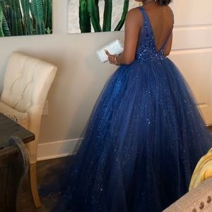 Estate Blue Prom/Sweet 16 Dress (Small)